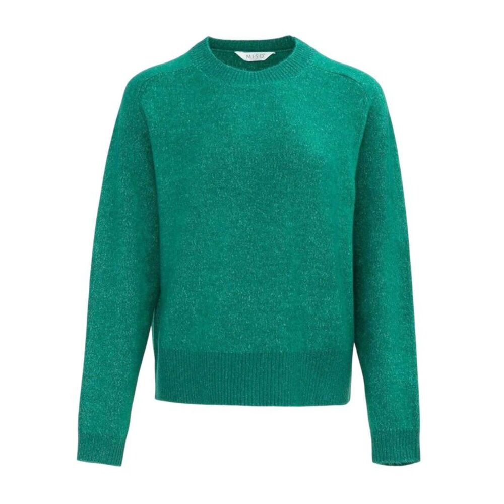 Miso Womens/Ladies Plain Knitted Sweater / Teal